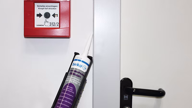 Brandwerende silicone 310 ml grijs