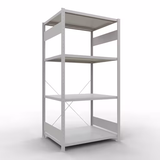 Figuur nr. 10 van het artikel basisplank, legbord, insteeksysteem MULTIplus330, 2000 x 1000 x 800 mm (HxBxD), 5 legborden, dwarsschoor, RAL 7035 lichtgrijs uit de productgroep insteeksysteem van het merk Schulte Lagertechnik.