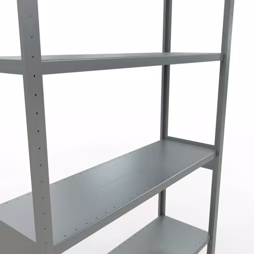 Figuur nr. 15 van het artikel basisrek, legbord, insteeksysteem MULTIplus250, 3000 x 1300 x 400 mm, 7 legborden, lengtestangen, verzinkt uit de insteeksysteem productgroep van Schulte Lagertechnik.