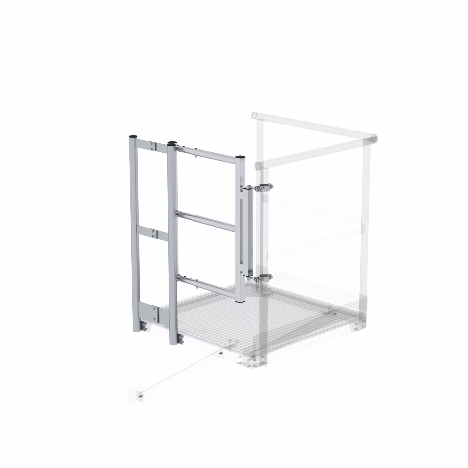 Reling met veiligheidsdeur van Munk met art.nr. 060958