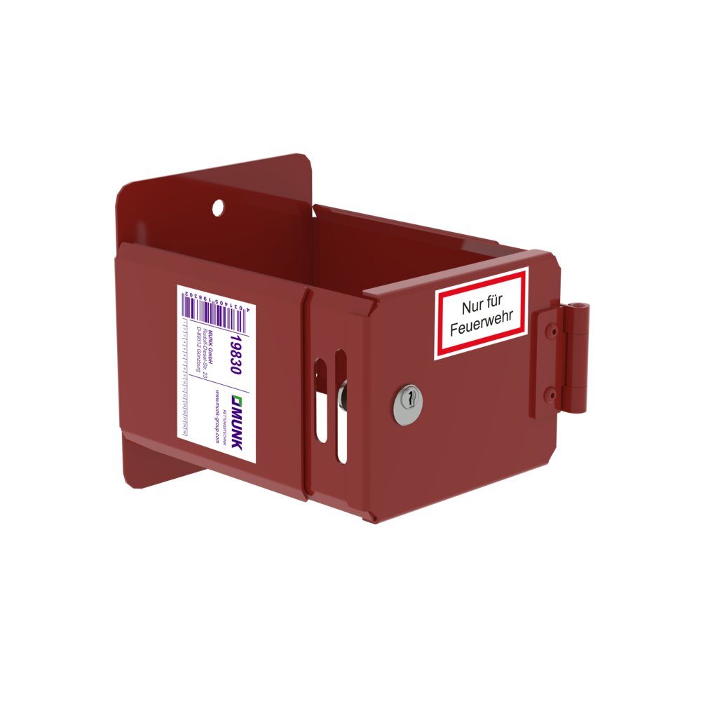 Munk ladderbeugel, gepoedercoat RAL 3000, met CL1 slot van Günzburger Steigtechnik Munk ladderbeugel, gepoedercoat RAL 3000 met CL1-slot, uit de categorie speciale ladders, professionele producten, artikelnummer 019830