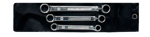 Dubbelsleutelset, kort, 3-delig 3/8"-3/4" AF, ELORA-112S 3AF Schraubenschlüssel