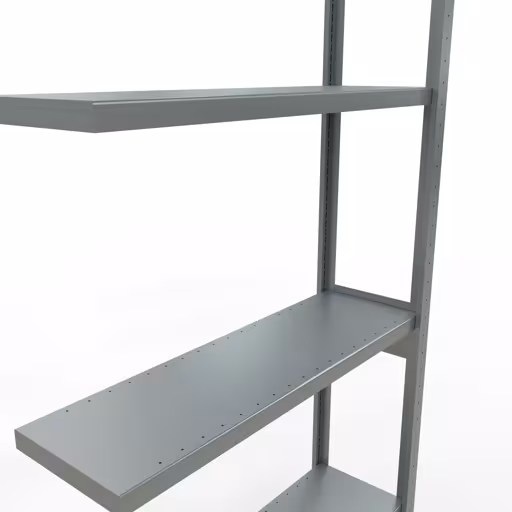 Andere weergave van het artikel Aanbouwplank, legplank-insteeksysteem MULTIplus250, 3000 x 1000 x 300 mm, 7 legborden, lengtestangen, verzinkt uit de categorie insteeksysteem