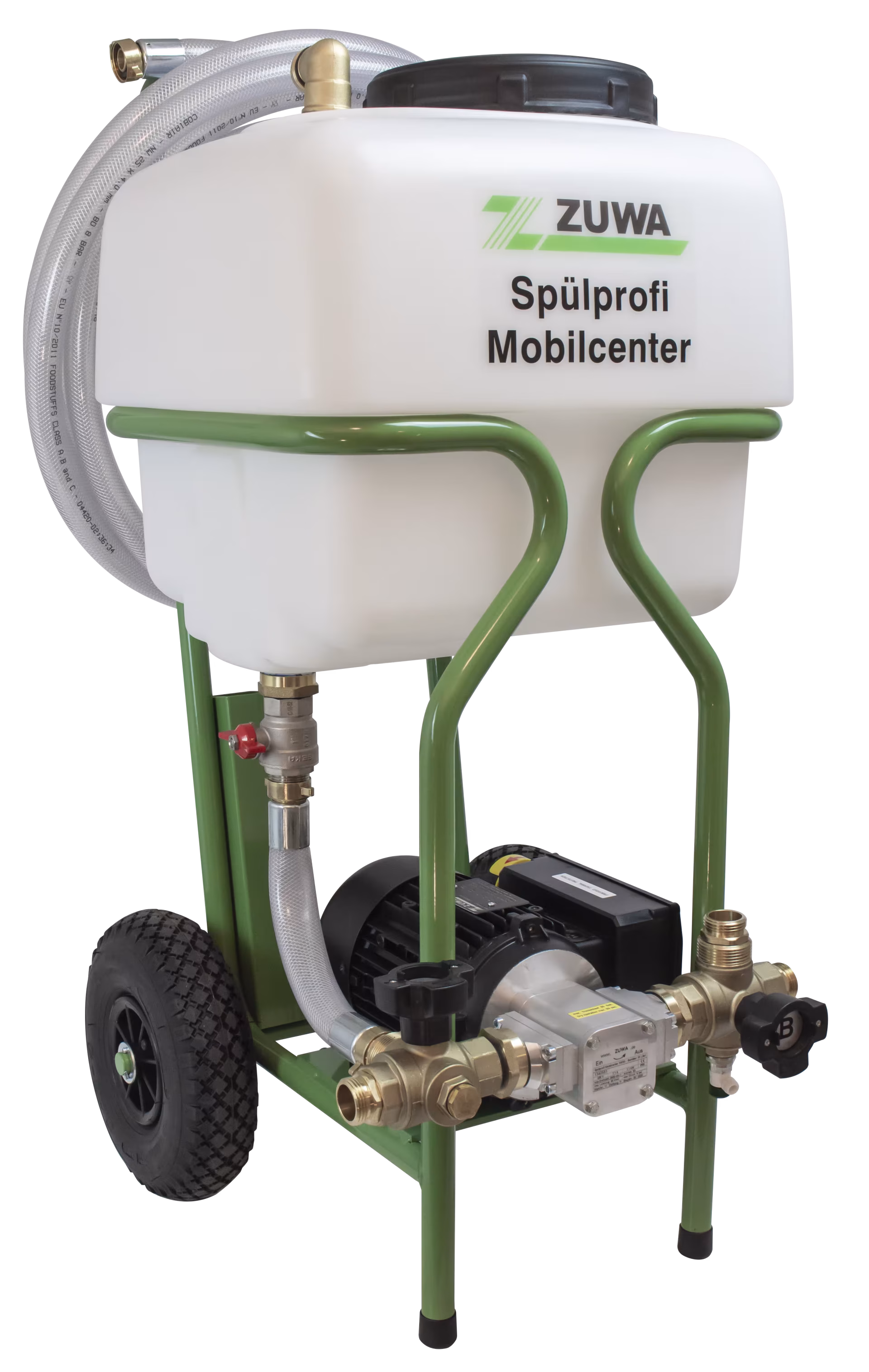Spoelprofessional Mobilcenter 90/55 - container 55 liter van ZUWA uit het assortiment pomptechniek
