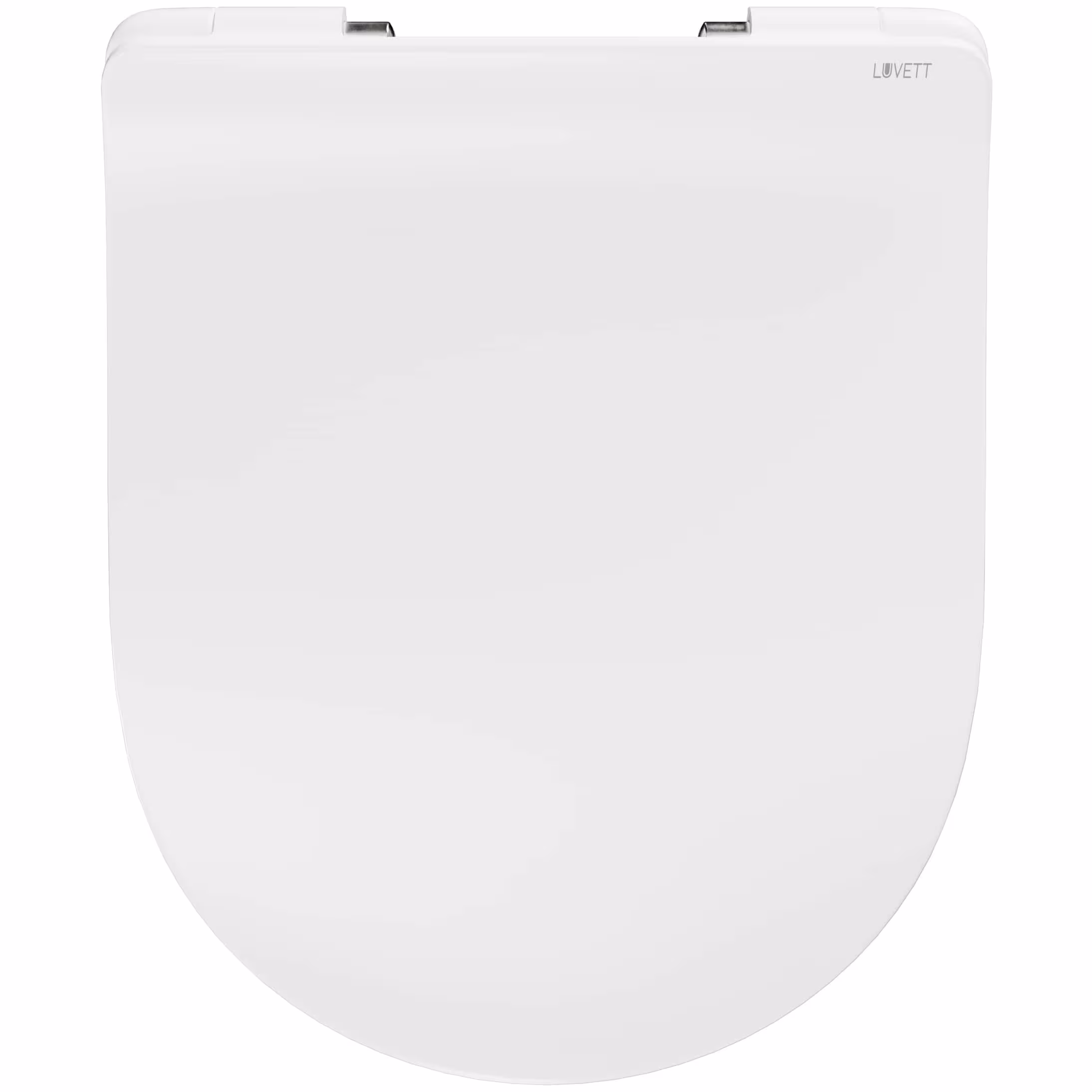 Deluxe toiletbril D800 D-vorm wit met softclose mechanisme voor onder andere Laufen Pro, Vitra S50 van LUVETT met het artikelnr. 536176