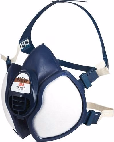 Oplosmiddelmasker 4251+ EN 405:2001+A1:2009 FFA1 P2 RD, individueel verpakt, 3M, uit de categorie Ademhalingsmaskers en filters, artikelnummer 4000370670