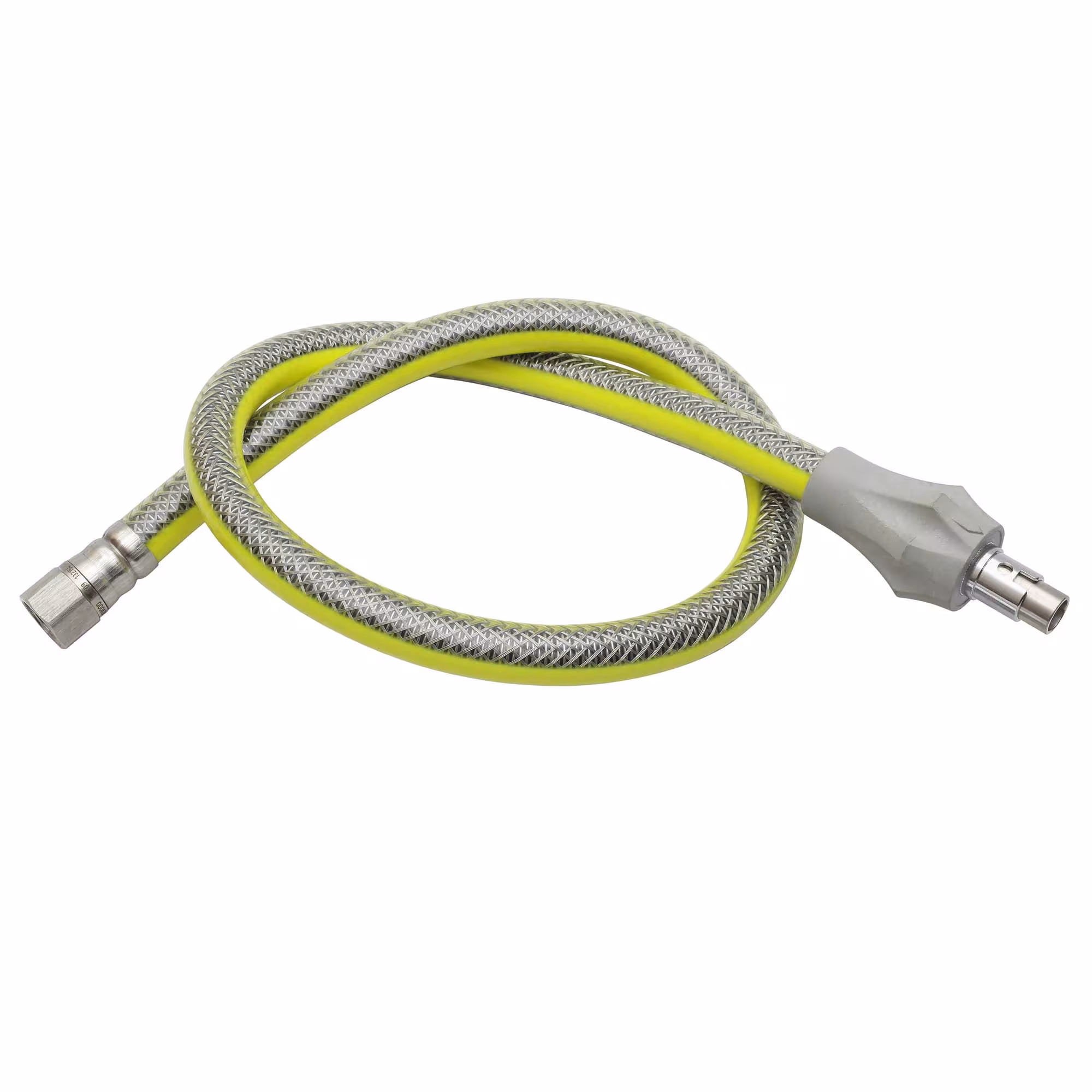Flexo-Gas flexibele DVGW gasslang 500mm met snelkoppeling x 1/2" vaste draadmof van FigoFix Gasslangen 500-2000mm 1/2" x snelkoppeling, gasslang & gasmof, artikelnr. FPG1-Z 500mm