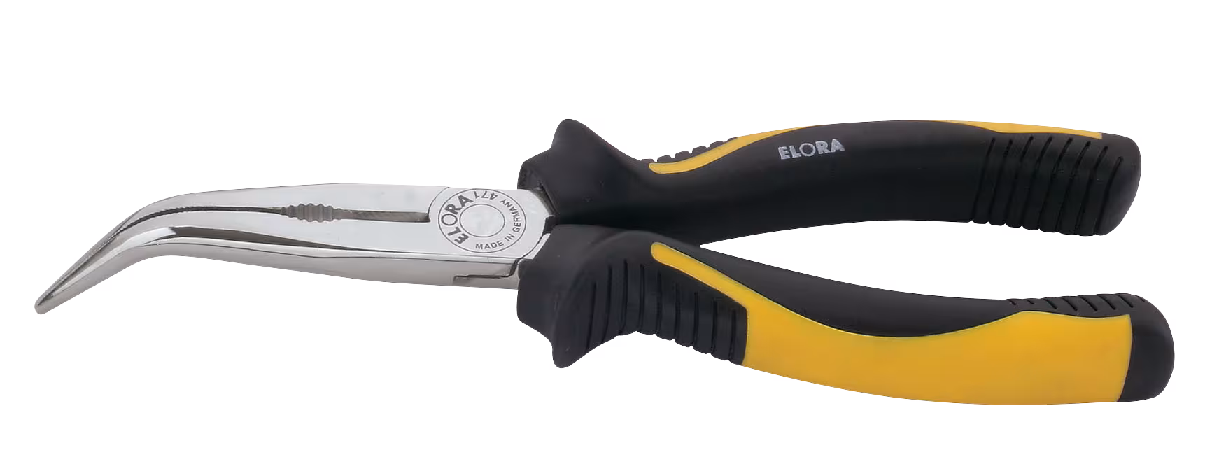 Punttang met snijkant, 45° gebogen, 2-componenten handgreepbeschermhoezen, ELORA-471-45BI uit de categorie punttang met art.nr. 0471001602000