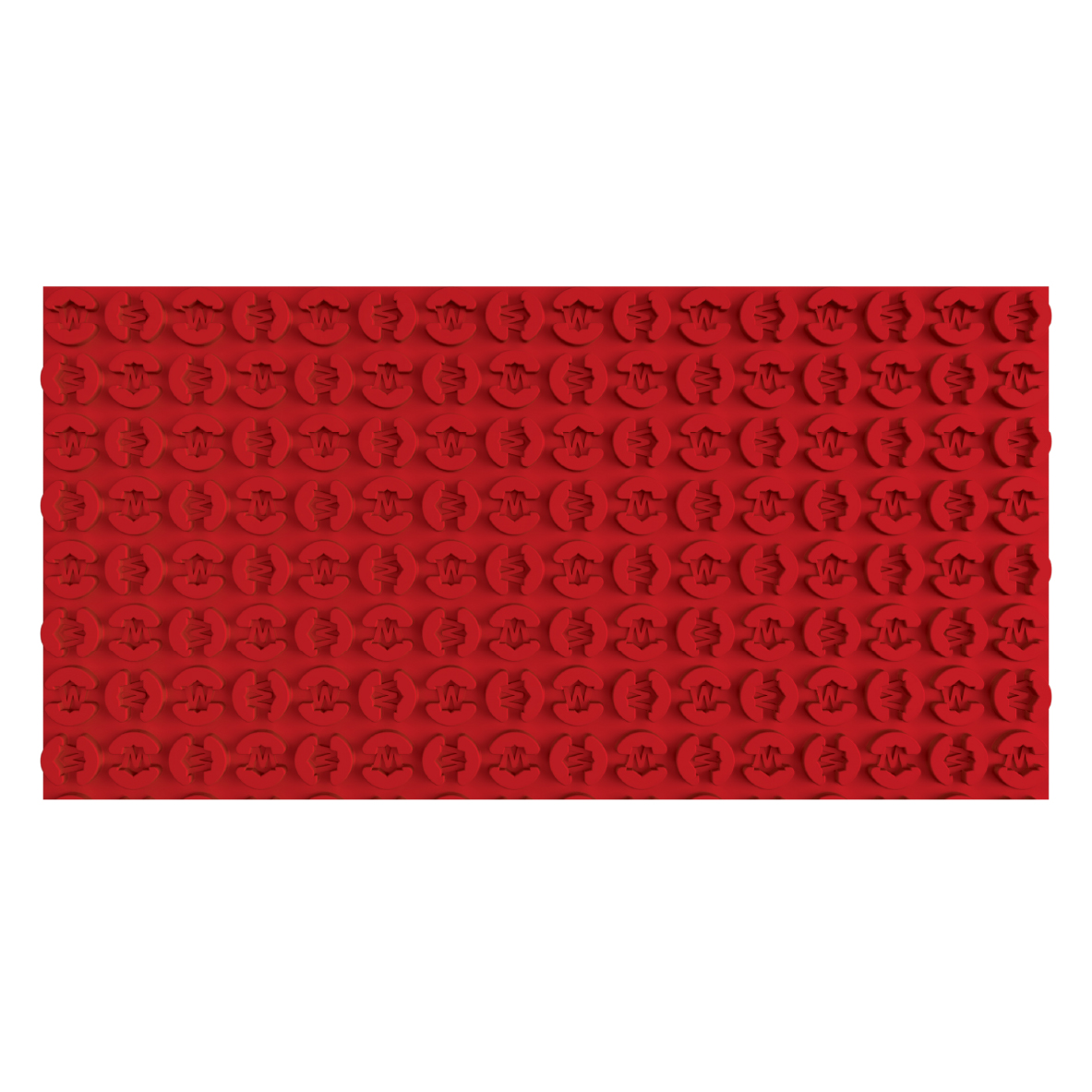 Ohne Text 3820009 Warmup DCM PRO ontkoppelingsmat met vlies voor verwarmingsgeleiders 0,73 m² , 98,5 x 74,1 cm