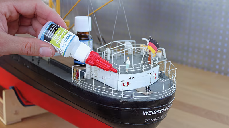 Allbond set: 10 g Allbond vloeistof + 30 ml spray, in blisterverpakking Finger, Person, Baby, Boot, Fahrzeug