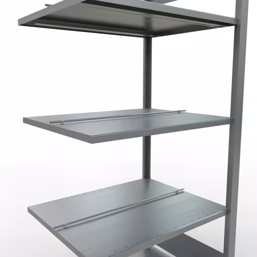 Afbeelding nr. 16 van het artikel, kantoorrekken, insteeksysteem MULTIplus150, 1800 x 750 x 600 mm, 5 planken, verzinkt, met middenaanslag uit de productgroep kantoorrekken van Schulte Lagertechnik