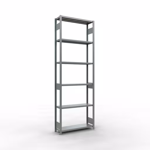 Extra afbeelding van het artikel Basisplank, legplank, insteeksysteem MULTIplus250, 3000 x 1000 x 300 mm, 7 legborden, lengtestangen, verzinkt vanaf basisplank