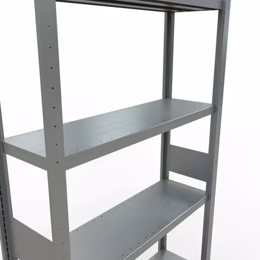 Figuur nr. 12 van het artikel basisrek, legplank, insteeksysteem MULTIplus330, 3000 x 1000 x 300 mm, 7 legborden, lengtestangen, verzinkt uit de insteeksysteem productgroep van Schulte Lagertechnik.