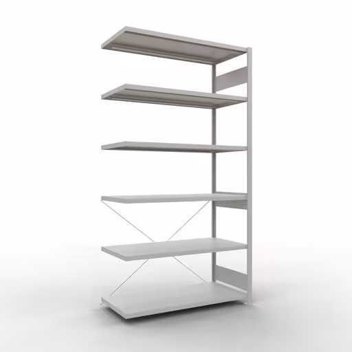 Figuur nr. 9 van het artikel insteeksysteem opzetplank 2500x1300x600 mm, type 250 kg, lichtgrijs uit de productgroep insteeksysteem van het merk Schulte Lagertechnik