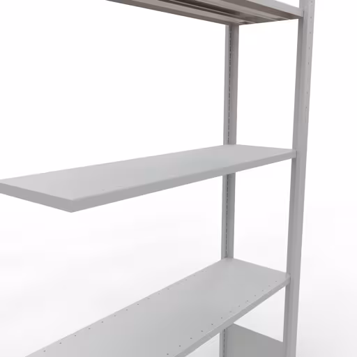 Figuur nr. 15 van het artikel aanbouwrekken, legbordstellingen, insteeksysteem MULTIplus85, 2000 x 1000 x 300 mm, 5 legborden, RAL 7035 lichtgrijs uit de productgroep insteeksysteem van het merk Schulte Lagertechnik.