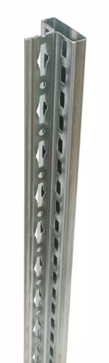 MULTIplus T-profiel 6000 mm verzinkt, voorzijde geperforeerd, toebehoren, art.nr. 15252