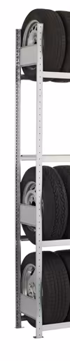Andere weergave van het artikel MULTIplus T-profielframe 2500x300 mm, verzinkt, 3 dieptestangen, voorgemonteerd uit de categorie kantoorrekken