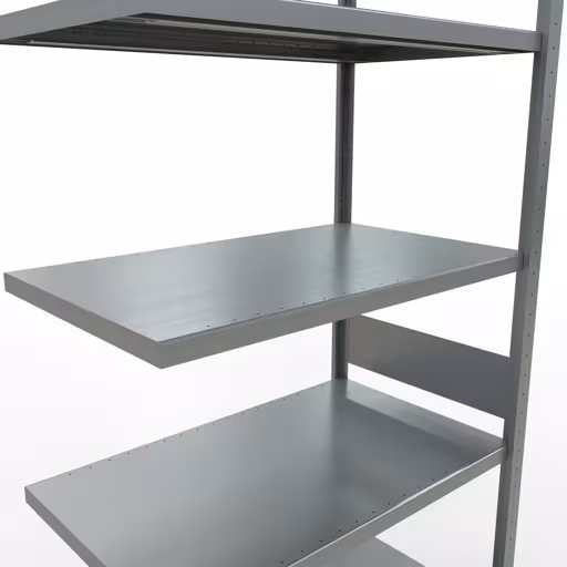 Afbeelding nr. 14 van het artikel aanbouwrekken, legbordstellingen, insteeksysteem MULTIplus330, 3000 x 1000 x 600 mm, 7 legborden, lengtestangen, verzinkt uit de productgroep insteeksysteem van Schulte Lagertechnik