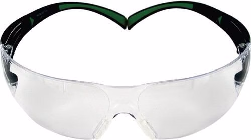 3M SecureFit-SF400 veiligheidsbril, EN 166, 170, 172, zwarte/groene pootjes, 3M PC I/O-lens. 3M SecureFit™ 400 veiligheidsbril, EN 166, EN 170, EN 172, polycarbonaat, uit de categorie veiligheidsbrillen, artikelnummer 4000370067