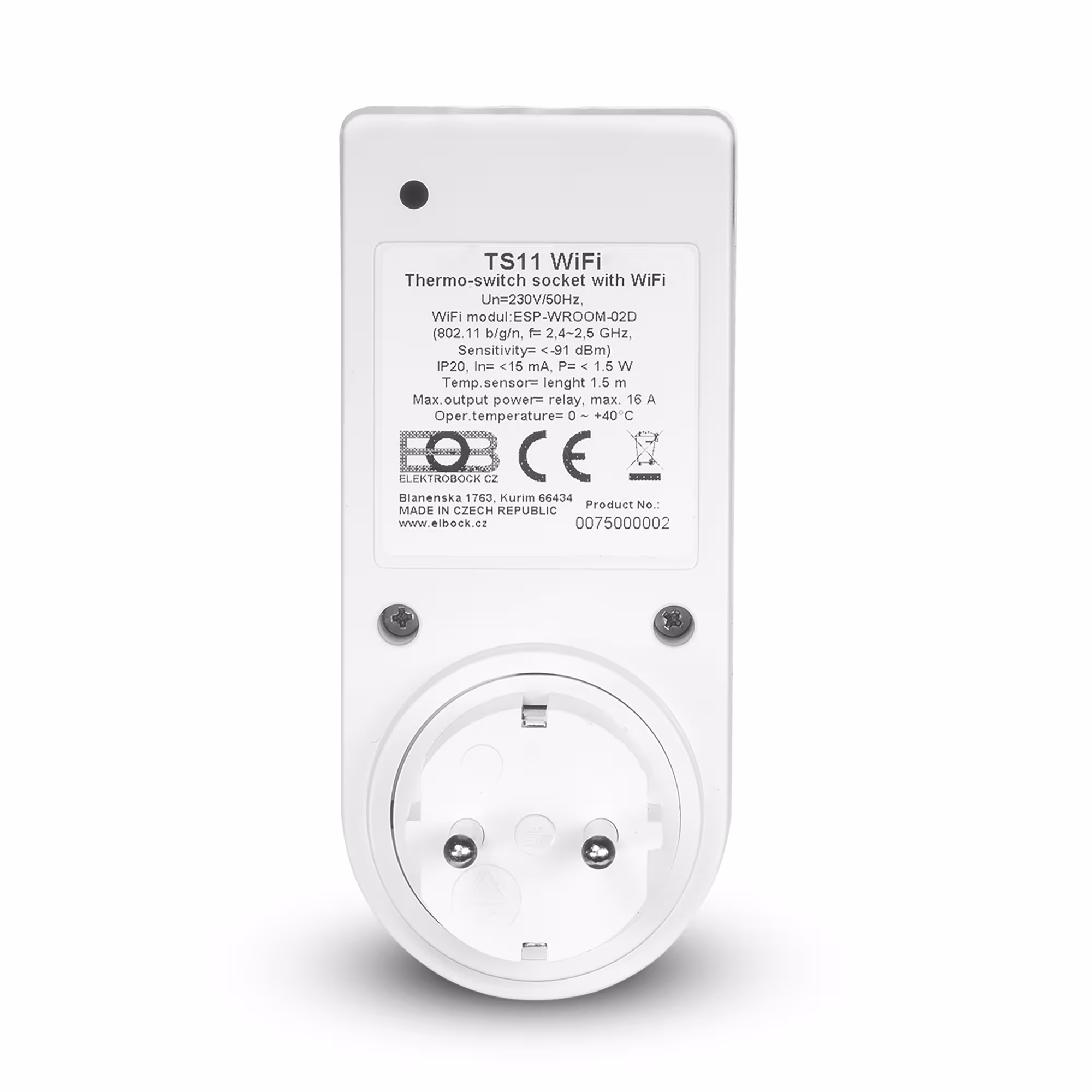 Extra afbeelding bij het artikel TS11 WIFI-schakelstopcontact van infraroodverwarming