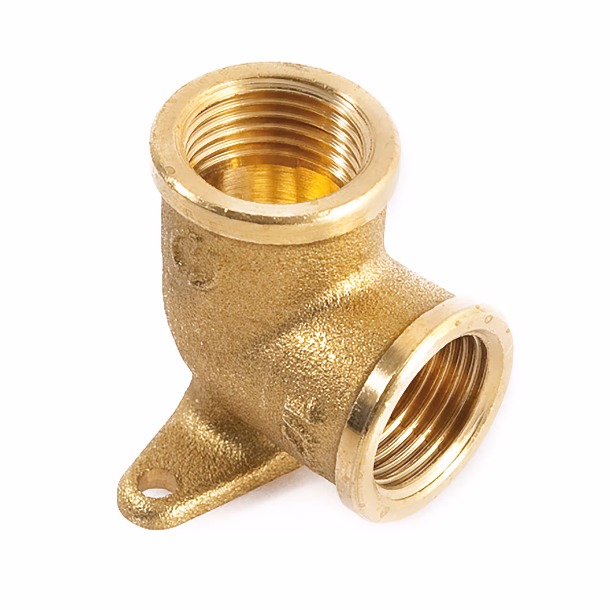Messing muurring 1/2" van General Fittings Messing muurring 1/2", messing schroefdraadfittingen, artikelnr. 270023H040400A