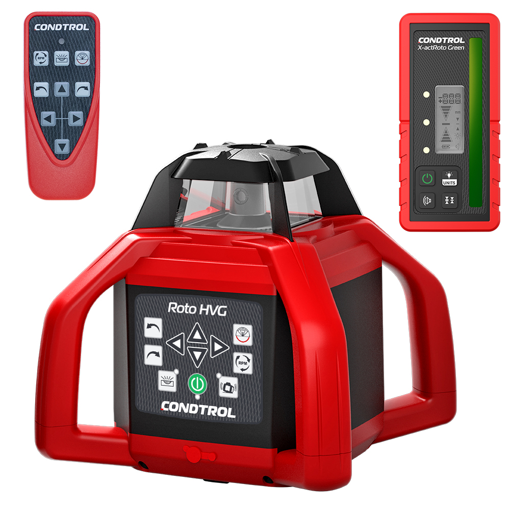 Horizontale en verticale roterende laser met GROENE laserstraal Roto HVG van het merk Control Horizontale en verticale roterende laser met GROENE laserstraal Roto HVG uit de categorie roterende lasers met onderdeelnummer 7-2-001
