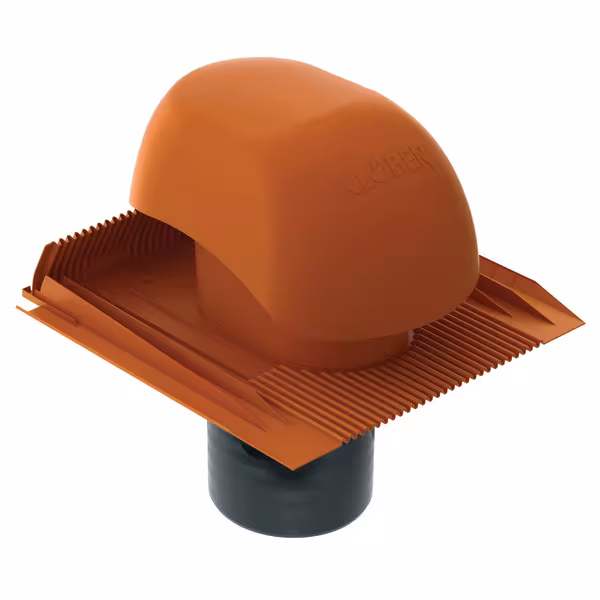 Venduct universele ventilatieset DN 160 voor dakpannen en dakpannen, rood, standaard uitvoering van Klöber Venduct universele ventilatieset DN 160 voor dakpannen en dakpannen, steile dakdoorgangen, artikelnr. KE0561-3-0100