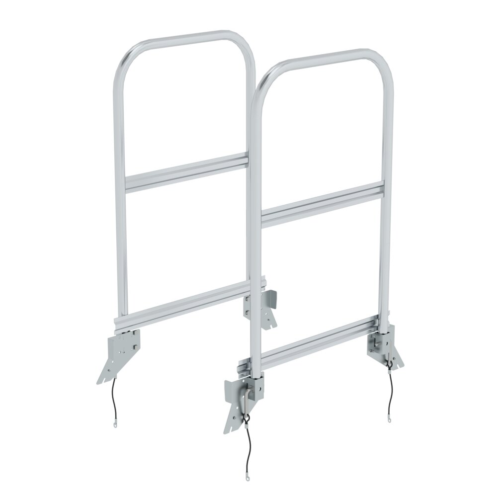 Munk-leuning, insteekbaar ontwerp voor platformtrappen, toegankelijk vanaf beide zijden, uit de categorie "Platformtrappen" met artikelnummer 050241