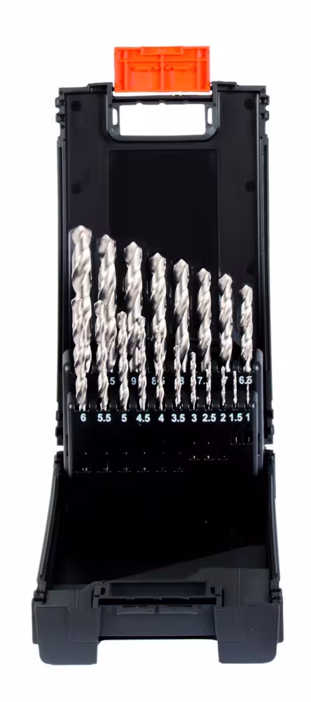 Andere weergave van het artikel Cassette kunststof HSS-G Turbo 19 stuks. 1 - 10 mm uit de categorie machineaccessoires