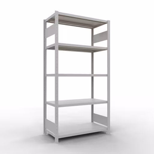 Figuur nr. 11 van het artikel basisplank, legplank, insteeksysteem MULTIplus330, 2000 x 1000 x 500 mm, 5 legborden, lengtestangen, RAL 7035 lichtgrijs uit de productgroep insteeksysteem van het merk Schulte Lagertechnik.