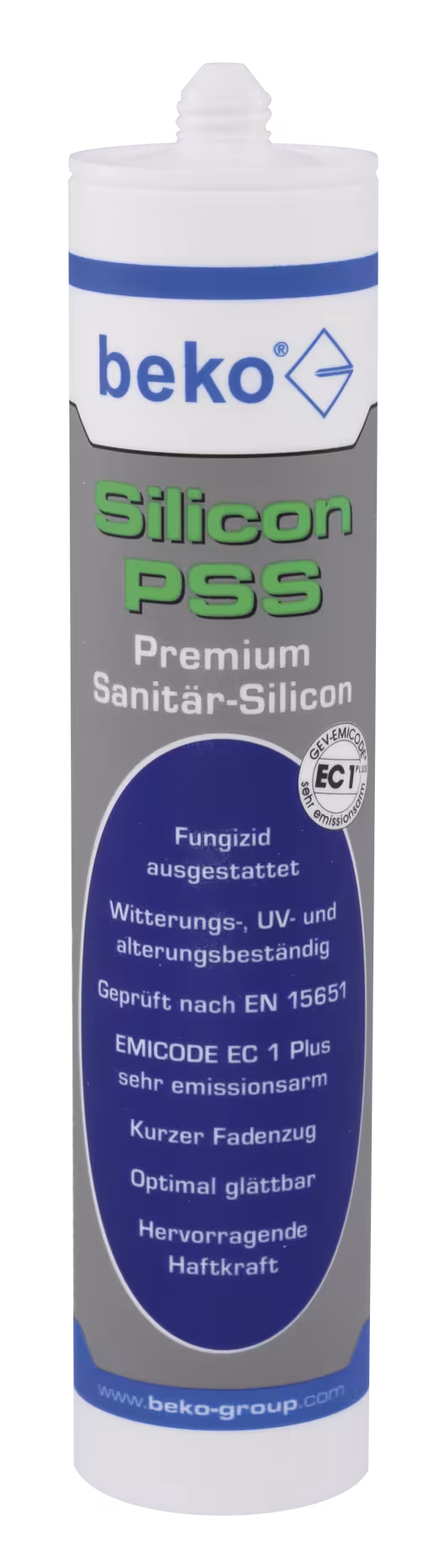 Silicium PSS premium sanitairsiliconen 310 ml PERGAMON uit de categorie siliconen met art.nr. 225 100 19