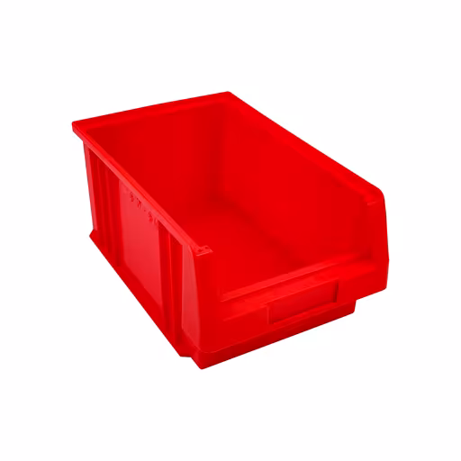 Open opbergdoos, dxbxh 330x213x150 mm, rood, polypropyleen van Schulte Lagertechnik uit het rekkenprogramma