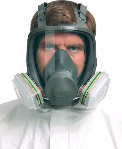 Stofmasker 6800 - Serie 6000 EN 136 zonder filter maat M 3M