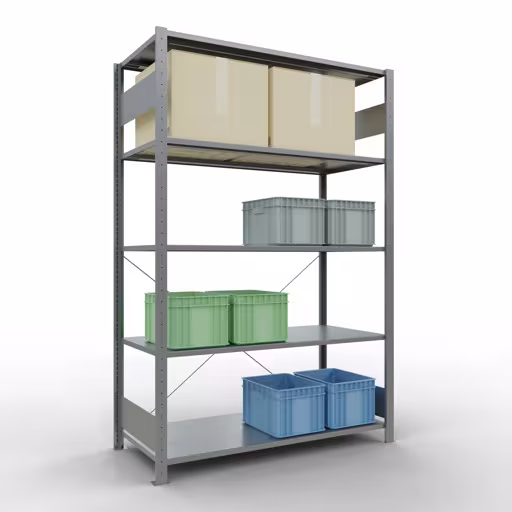 Productafbeelding nr.6 van het artikel insteeksysteem basisplank 2000x1300x600 mm, type 150 kg, verzinkt uit het insteeksysteem assortiment van Schulte Lagertechnik
