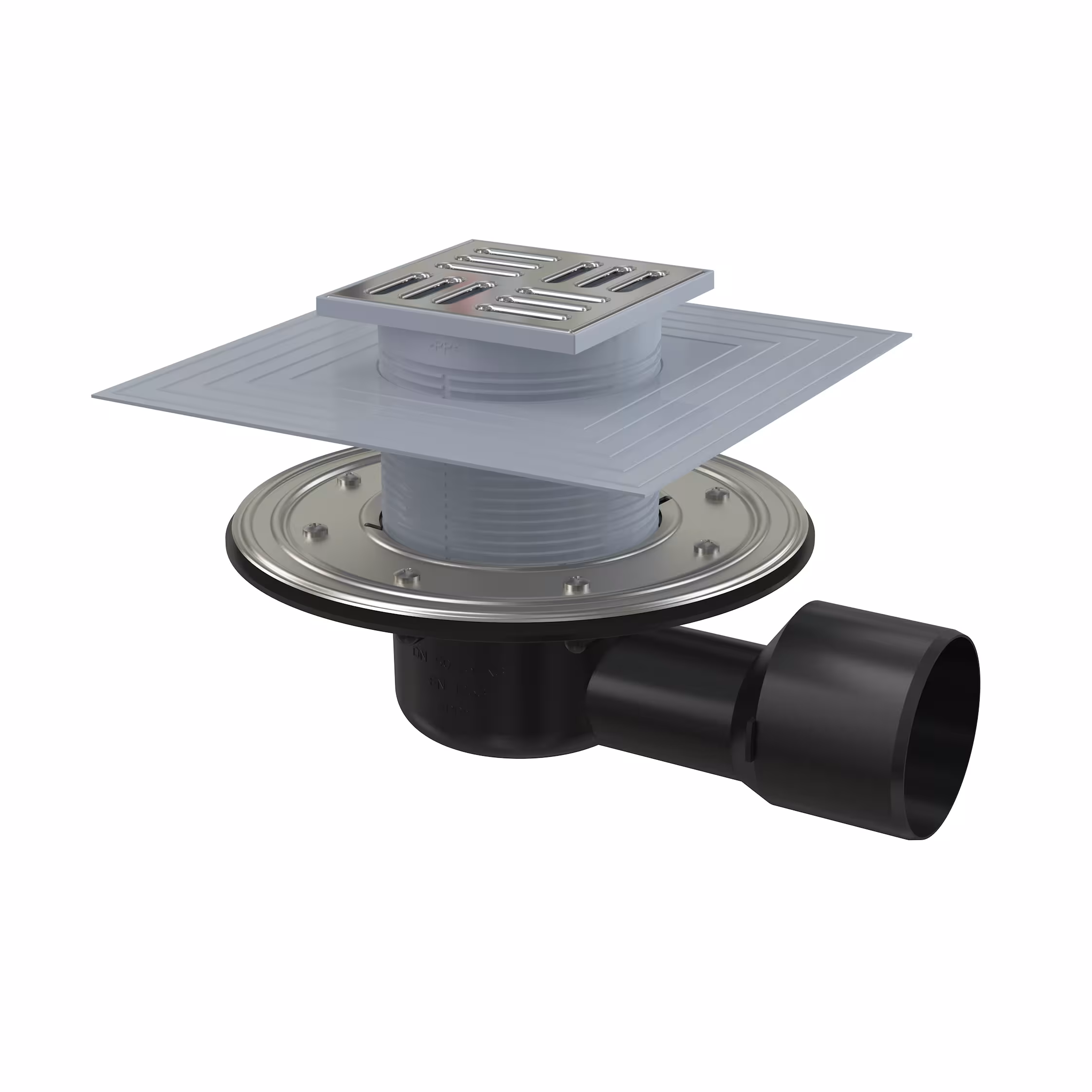 Vloerafvoeren 105x105mm van het merk AlcaPlast uit de categorie vloerafvoeren