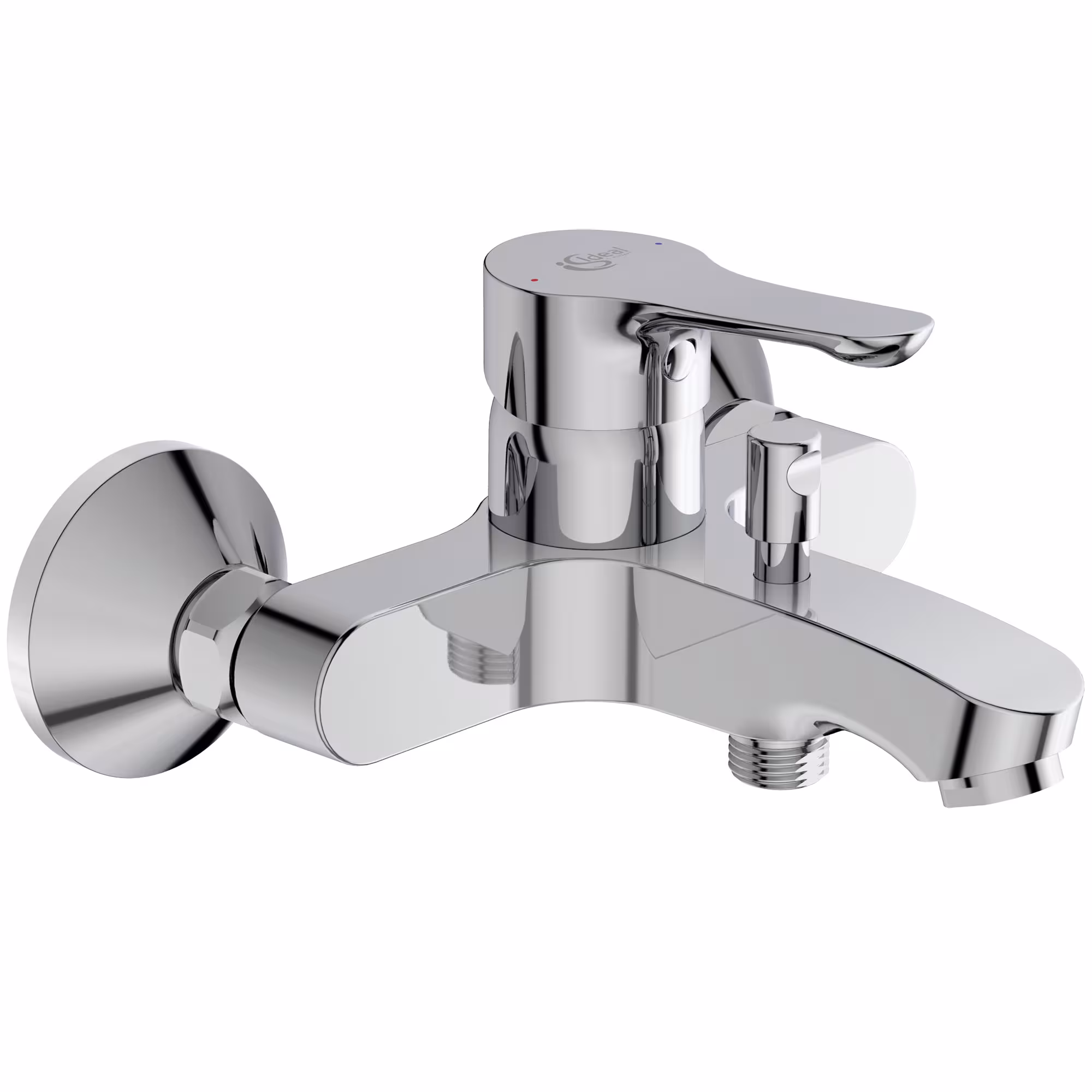 Verchroomde eengreepsbadkraan Design 502, douche- & badkranen, art.nr. 1045326