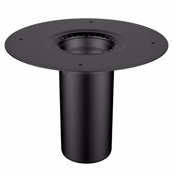 Flavent Pro verlengelement voor tweedelige dakafvoer met universele klem- en lasflens ø 490mm van Klöber Flavent Pro verlengingselement voor tweedelige dakafvoer, dakdoorgangen geïsoleerd, art.nr. KF7300