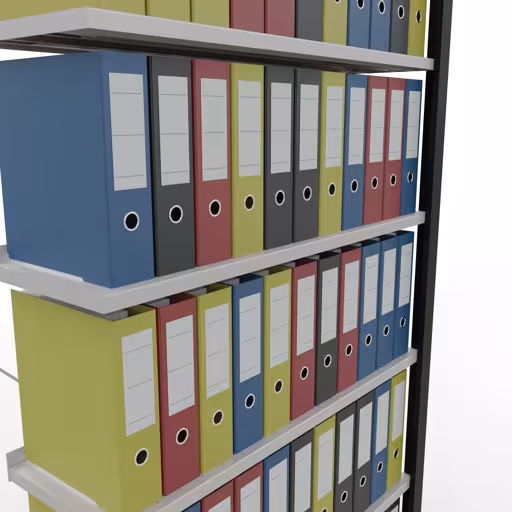 Aanbouwrekken, kantoorrekken, insteeksysteem MULTIplus85, 2300 x 1000 x 300 mm, 7 planken, kruisschoor, met stoplijst, zwart/lichtgrijs van Schulte Lagertechnik uit de categorie kantoorrekken