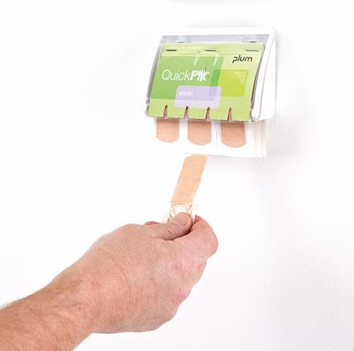 Detailbild 4001303 Pflasterspender QuickFix® UNO B130xH85xT35 circa mm transparentPLUM