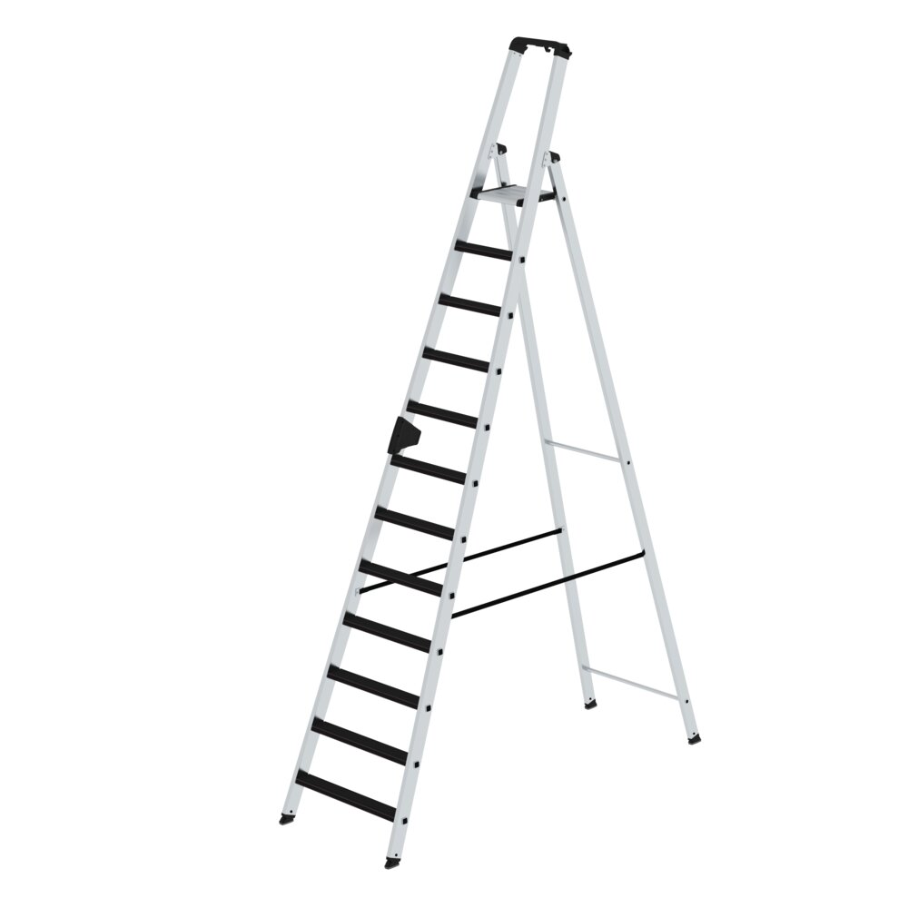 Munk enkelzijdige trapladder met klikmechanisme, uit de categorie trapladders, artikelnummer 041512