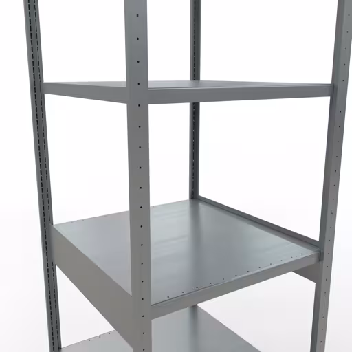Figuur nr. 15 van het artikel basisrek, legbord, insteeksysteem MULTIplus250, 3000 x 750 x 800 mm, 7 legborden, lengtestangen, verzinkt uit de insteeksysteem productgroep van Schulte Lagertechnik.