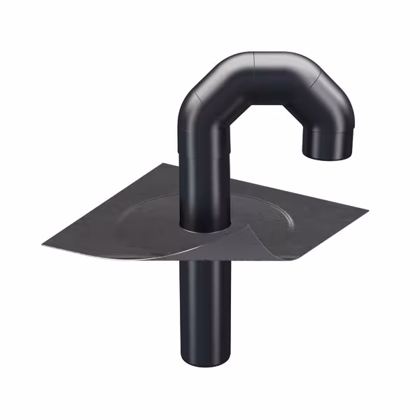 Flavent dakdoorvoerset voor energiekabels Dakdoorvoerset DN 75 met hard PVC flens van Klöber Flavent dakdoorvoerset voor energiekabels, ongeïsoleerde dakdoorvoeren, art.nr. KF6910