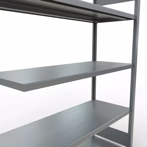 Figuur nr. 10 van het artikel aanbouwrekken, legbordstellingen, insteeksysteem MULTIplus250, 2000 x 1300 x 500 mm, 5 legborden, verzinkt uit de productgroep insteeksysteem van het merk Schulte Lagertechnik.