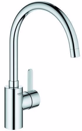 GROHE Eurosmart C 32843 eengreeps keukenkraan met hoge uitloop, chroom, van het merk Grohe GROHE Eurosmart C 32843 eengreeps keukenkraan met hoge uitloop, chroom, uit de categorie keukenkranen met artikelnummer 6000520531