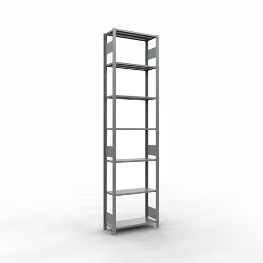 Basisplank, legbord, insteeksysteem MULTIplus150, 3000 x 750 x 300 mm, 7 legborden, verzinkt van Schulte Lagertechnik met het artikelnr. 12732-75-LR