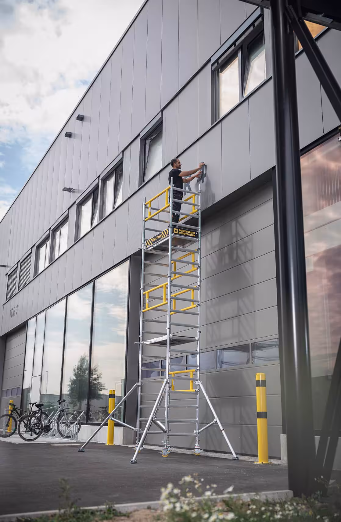 FlexxTower eenpersoonssteiger van Munk uit de categorie steigers