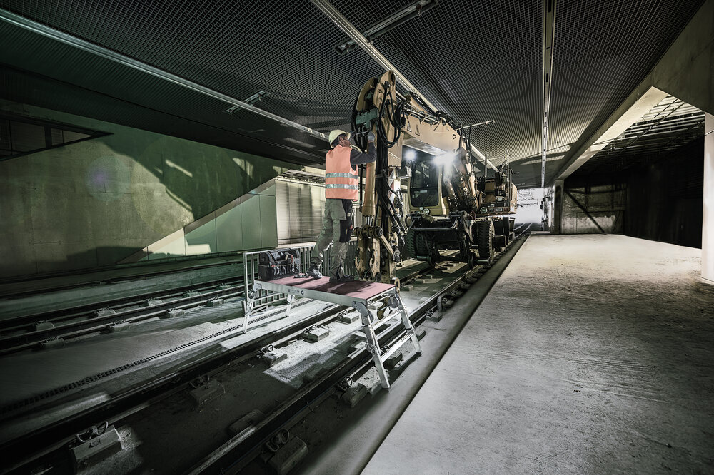 In hoogte verstelbaar Munk-machineplatform