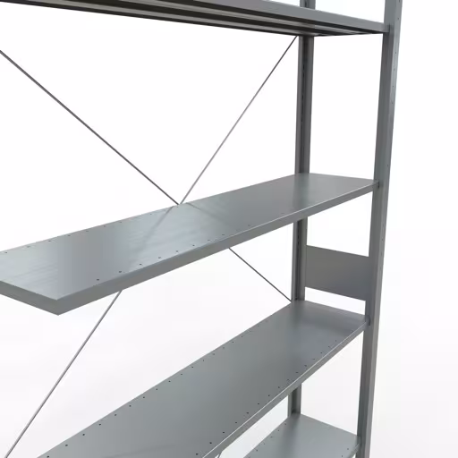 Insteeksysteem opzetplank 3000x1300x300 mm, type 150 kg, verzinkt uit de categorie opzetplanken met de GTIN 4004514217776 Insteeksysteem aanbouwstelling 3000x1300x300 mm, type 150 kg, verzinkt van het merk Schulte Lagertechnik uit het assortiment insteeksysteem