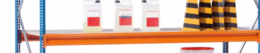 Extra niveau met spaanplaat, B 100, 1785 x 800 mm, oranje/verzinkt, van Schulte Lagertechnik uit het assortiment breedvakstellingen