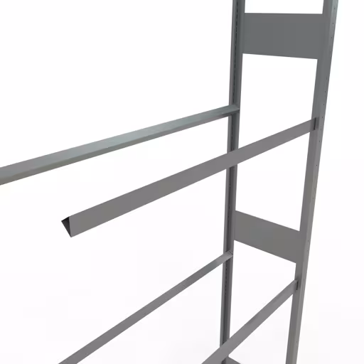 Afbeelding nr. 13 van het artikel aanbouwrek, wielen-/bandenrek, 4500 x 1200 x 400 mm, verzinkt, 6 opslagniveaus met 150 kg vakbelasting per niveau uit de productgroep stellingrekken van Schulte Lagertechnik